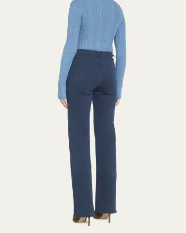 Veronica Beard Crosbie Wide-Leg Patch Pocket Jeans | Thumbnail 3 Veronica Beard Crosbie Wide-Leg Patch Pocket Jeans | Thumbnail 3