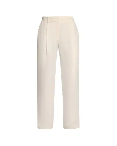 Toteme Slant-Pocket Pleated Straight-Leg Cotton Trousers | Thumbnail 1 Toteme Slant-Pocket Pleated Straight-Leg Cotton Trousers | Thumbnail 1