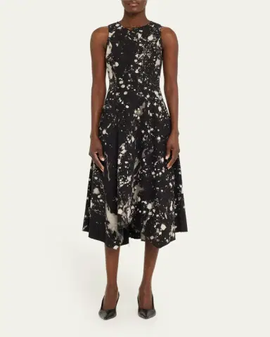 Jason Wu Collection Painters Twill Handkerchief Midi Dress | Thumbnail 2 Jason Wu Collection Painters Twill Handkerchief Midi Dress | Thumbnail 2