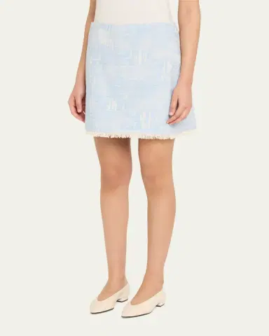 Kobi Halperin Rigby Fringe-Hem Tweed Mini Skirt | Thumbnail 4 Kobi Halperin Rigby Fringe-Hem Tweed Mini Skirt | Thumbnail 4