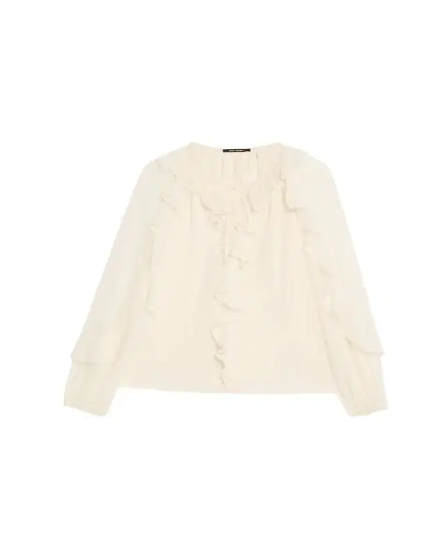 Bali Raglan-Sleeve Ruffle Blouse Bali Raglan-Sleeve Ruffle Blouse