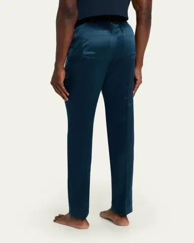 Tom Ford Men's Silk Logo Pajama Pants | Thumbnail 7 Tom Ford Men's Silk Logo Pajama Pants | Thumbnail 7