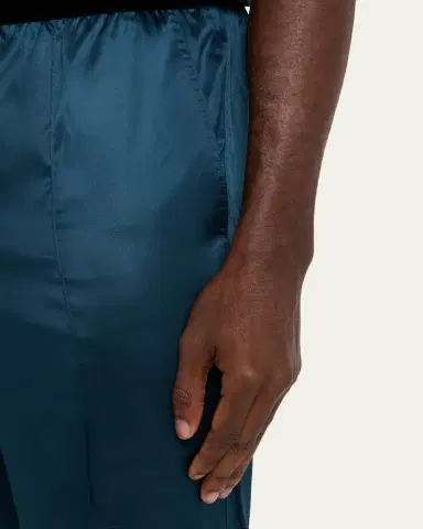 Tom Ford Men's Silk Logo Pajama Pants | Thumbnail 9 Tom Ford Men's Silk Logo Pajama Pants | Thumbnail 9