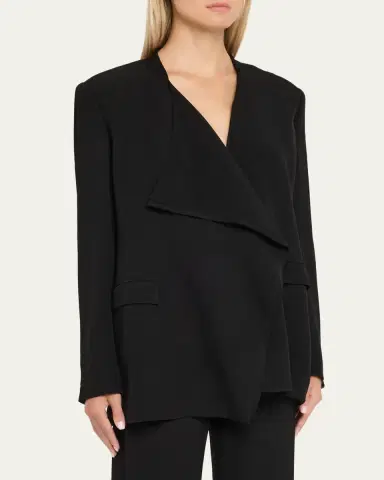 Ulla Johnson Elea Draped Front Jacket | Thumbnail 4 Ulla Johnson Elea Draped Front Jacket | Thumbnail 4