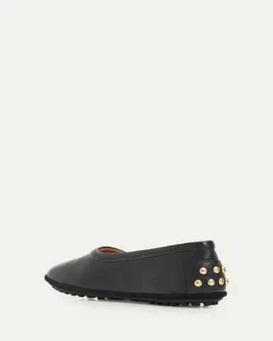 Tod's Studded Nappa Leather Ballerina Flats | Thumbnail 2 Tod's Studded Nappa Leather Ballerina Flats | Thumbnail 2
