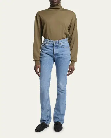 Saint Laurent Le Loafer Leather Penny Loafer Mules | Thumbnail 3 Saint Laurent Le Loafer Leather Penny Loafer Mules | Thumbnail 3