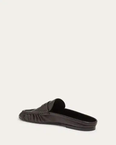 Saint Laurent Le Loafer Leather Penny Loafer Mules | Thumbnail 4 Saint Laurent Le Loafer Leather Penny Loafer Mules | Thumbnail 4