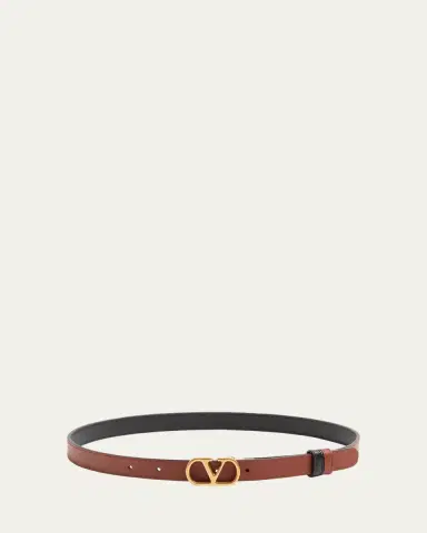 Valentino Garavani Reversible VLogo Signature Leather Belt | Thumbnail 3 Valentino Garavani Reversible VLogo Signature Leather Belt | Thumbnail 3