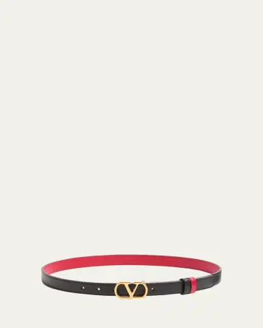 Valentino Garavani Reversible VLogo Signature Leather Belt | Thumbnail 5 Valentino Garavani Reversible VLogo Signature Leather Belt | Thumbnail 5