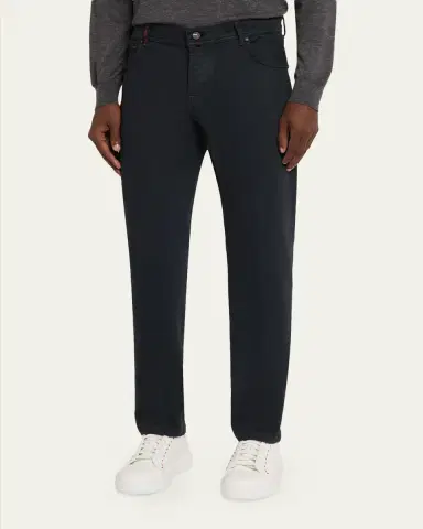 Kiton Men's Plus One Slim Stretch Five-Pocket Pants | Thumbnail 4 Kiton Men's Plus One Slim Stretch Five-Pocket Pants | Thumbnail 4