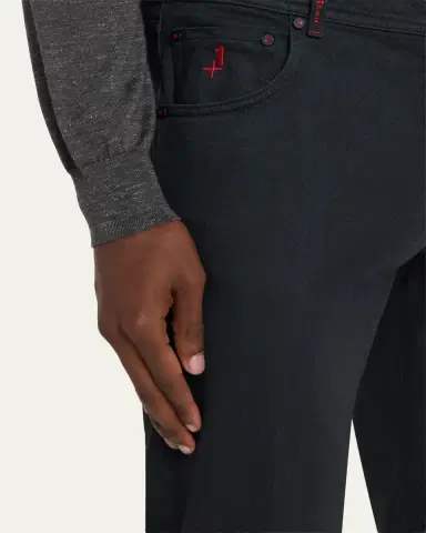 Kiton Men's Plus One Slim Stretch Five-Pocket Pants | Thumbnail 5 Kiton Men's Plus One Slim Stretch Five-Pocket Pants | Thumbnail 5