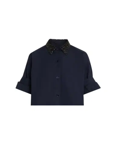 TWP Next Ex Shirt with Crystal-Embellished Collar | Thumbnail 1 TWP Next Ex Shirt with Crystal-Embellished Collar | Thumbnail 1