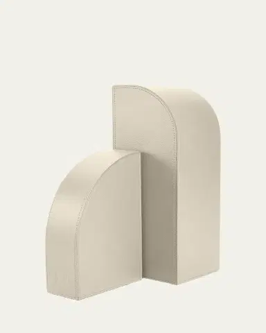 Assouline Cubist L Leather Bookend | Thumbnail 3 Assouline Cubist L Leather Bookend | Thumbnail 3