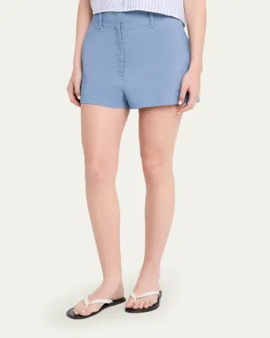 A.L.C. Liam Linen-Blend Trouser Shorts | Thumbnail 4 A.L.C. Liam Linen-Blend Trouser Shorts | Thumbnail 4