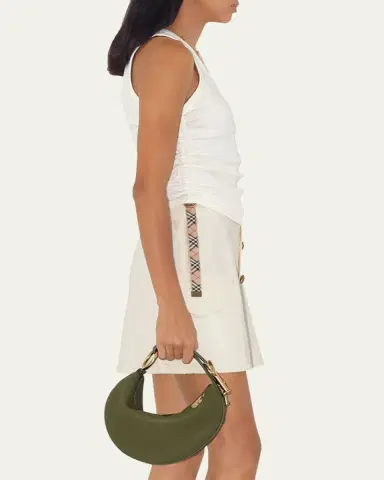 Burberry Ruched Check Drawstring Tank Top | Thumbnail 4 Burberry Ruched Check Drawstring Tank Top | Thumbnail 4