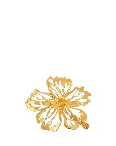 Oscar de la Renta Openwork Hibiscus Ring | Thumbnail 1 Oscar de la Renta Openwork Hibiscus Ring | Thumbnail 1