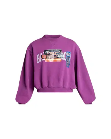 Balenciaga Men's Overlapping Logo Crewneck Sweatshirt | Thumbnail 1 Balenciaga Men's Overlapping Logo Crewneck Sweatshirt | Thumbnail 1