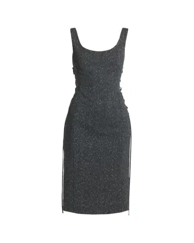 McQueen Sleeveless Laced Sheath Dress | Thumbnail 1 McQueen Sleeveless Laced Sheath Dress | Thumbnail 1