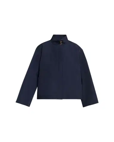 Lafayette 148 New York Funnel-Neck Cavalry Twill Jacket | Thumbnail 1 Lafayette 148 New York Funnel-Neck Cavalry Twill Jacket | Thumbnail 1