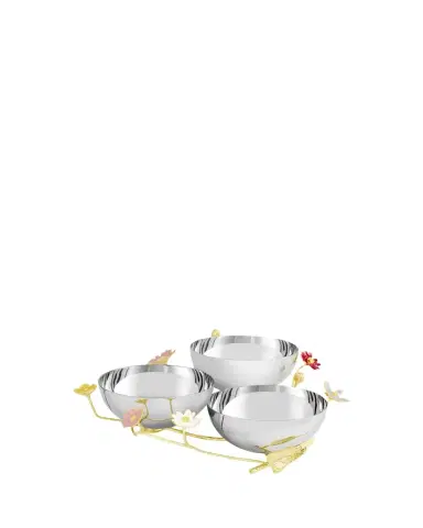 Michael Aram Wildflower Triple Dish | Thumbnail 1 Michael Aram Wildflower Triple Dish | Thumbnail 1