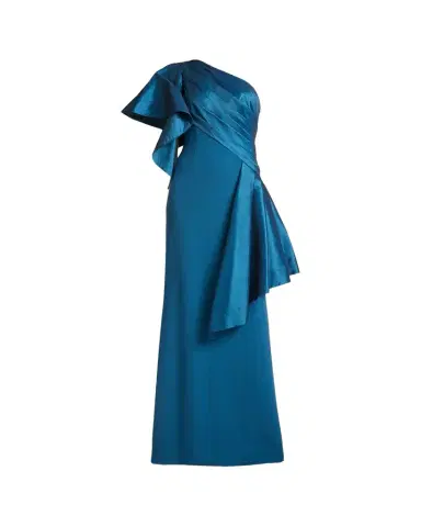 Tadashi Shoji Draped One-Shoulder Taffeta Crepe Gown | Thumbnail 1 Tadashi Shoji Draped One-Shoulder Taffeta Crepe Gown | Thumbnail 1