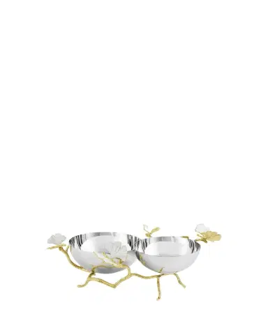 Michael Aram Butterfly Gingko Gold Double Dish | Thumbnail 1 Michael Aram Butterfly Gingko Gold Double Dish | Thumbnail 1