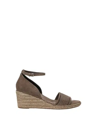 Brunello Cucinelli Suede Espadrille Wedge Sandals | Thumbnail 1 Brunello Cucinelli Suede Espadrille Wedge Sandals | Thumbnail 1