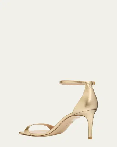 Stuart Weitzman Nudist II Metallic Ankle-Strap Sandals | Thumbnail 6 Stuart Weitzman Nudist II Metallic Ankle-Strap Sandals | Thumbnail 6