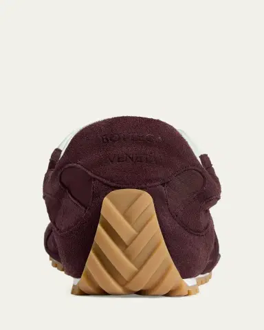 Bottega Veneta Men's Orbit Flash Suede & Nylon Low-Top Sneakers | Thumbnail 3 Bottega Veneta Men's Orbit Flash Suede & Nylon Low-Top Sneakers | Thumbnail 3
