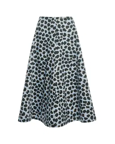 Altuzarra Varda Animal-Print Midi Skirt | Thumbnail 1 Altuzarra Varda Animal-Print Midi Skirt | Thumbnail 1