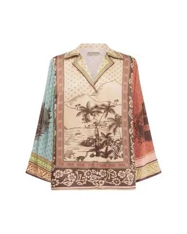 ALÉMAIS Alberta Silk Shirt | Thumbnail 1 ALÉMAIS Alberta Silk Shirt | Thumbnail 1