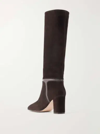 Gianvito Rossi 75 Suede Knee Boots | Thumbnail 3 Gianvito Rossi 75 Suede Knee Boots | Thumbnail 3