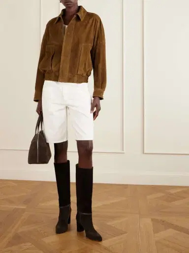 Gianvito Rossi 75 Suede Knee Boots | Thumbnail 4 Gianvito Rossi 75 Suede Knee Boots | Thumbnail 4