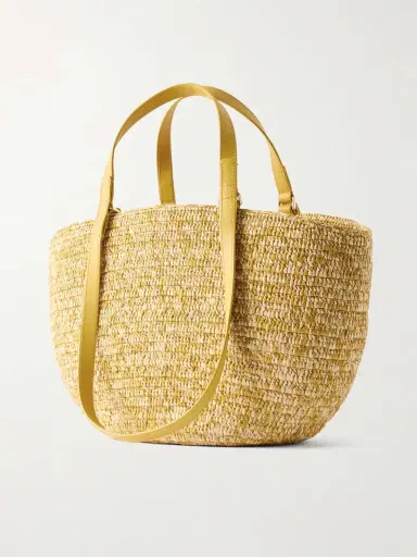 Loewe + Paula's Ibiza Eclipse Basket Medium Leather-trimmed Raffia Tote | Thumbnail 4 Loewe + Paula's Ibiza Eclipse Basket Medium Leather-trimmed Raffia Tote | Thumbnail 4