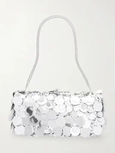 Rabanne Sequined Metallic Leather Shoulder Bag | Thumbnail 3 Rabanne Sequined Metallic Leather Shoulder Bag | Thumbnail 3