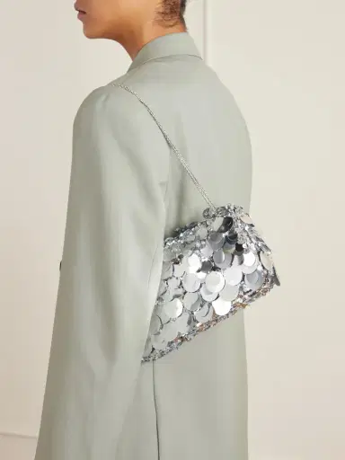 Rabanne Sequined Metallic Leather Shoulder Bag | Thumbnail 6 Rabanne Sequined Metallic Leather Shoulder Bag | Thumbnail 6