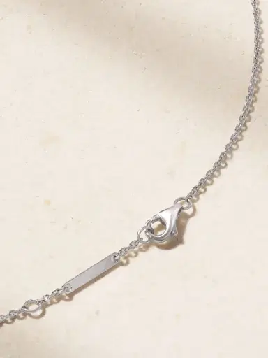 Repossi Serti Sur Vide 18-karat White Gold Diamond Necklace | Thumbnail 3 Repossi Serti Sur Vide 18-karat White Gold Diamond Necklace | Thumbnail 3