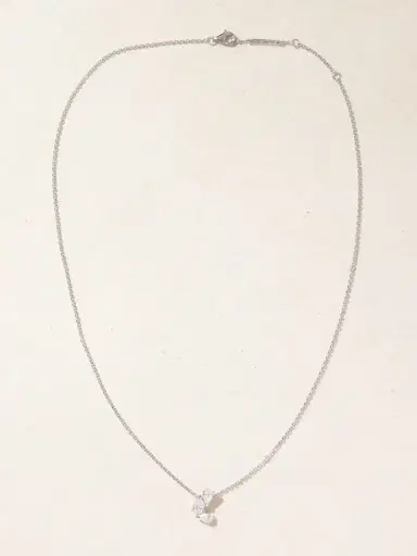 Repossi Serti Sur Vide 18-karat White Gold Diamond Necklace | Thumbnail 4 Repossi Serti Sur Vide 18-karat White Gold Diamond Necklace | Thumbnail 4