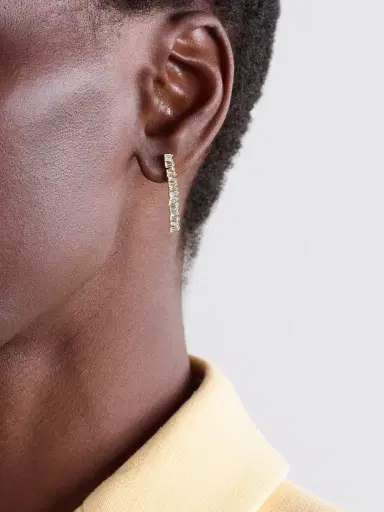 Suzanne Kalan 18-karat Gold Diamond Earrings | Thumbnail 2 Suzanne Kalan 18-karat Gold Diamond Earrings | Thumbnail 2
