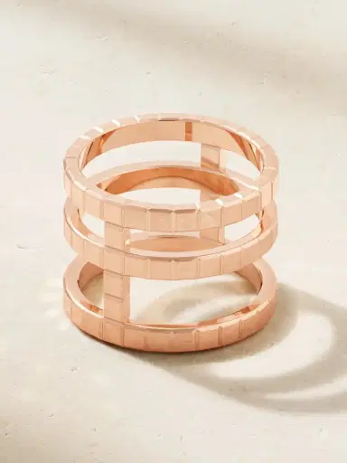 Chopard Ice Cube 18-karat Rose Gold Diamond Ring | Thumbnail 3 Chopard Ice Cube 18-karat Rose Gold Diamond Ring | Thumbnail 3