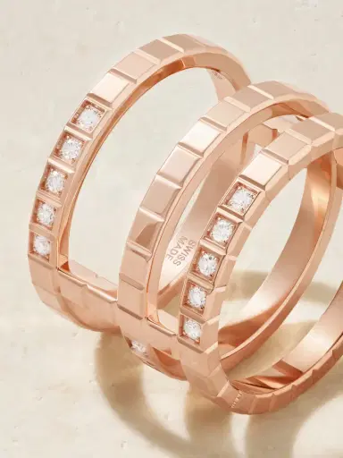 Chopard Ice Cube 18-karat Rose Gold Diamond Ring | Thumbnail 4 Chopard Ice Cube 18-karat Rose Gold Diamond Ring | Thumbnail 4