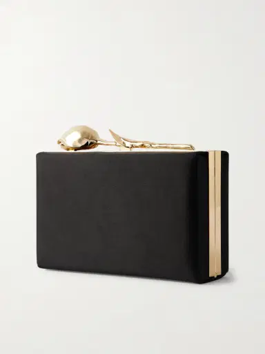 Erdem Bloom Embellished Satin Clutch | Thumbnail 3 Erdem Bloom Embellished Satin Clutch | Thumbnail 3