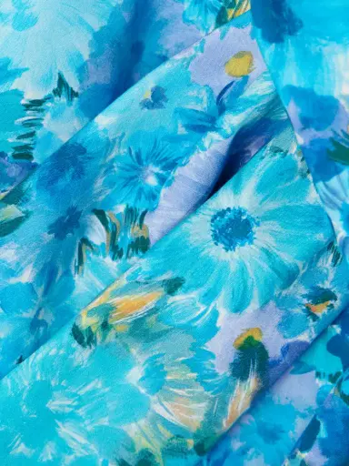 Chloé Asymmetric Bow-detailed Draped Gathered Floral-print Cotton Mini Dress | Thumbnail 4 Chloé Asymmetric Bow-detailed Draped Gathered Floral-print Cotton Mini Dress | Thumbnail 4