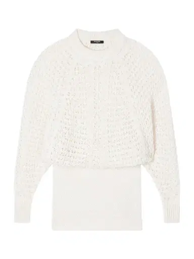 Balmain Crocheted Mini Dress - Off-white | Thumbnail 1 Balmain Crocheted Mini Dress - Off-white | Thumbnail 1