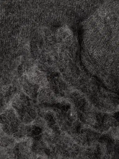 Alaïa Ruched Mohair-blend Sweater | Thumbnail 4 Alaïa Ruched Mohair-blend Sweater | Thumbnail 4