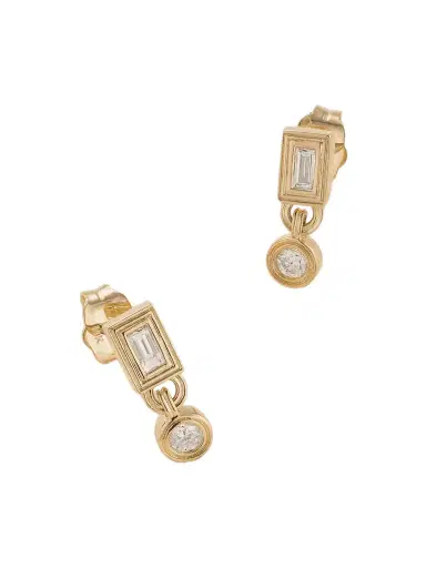 Sydney Evan 14-karat Gold Diamond Earrings | Thumbnail 1 Sydney Evan 14-karat Gold Diamond Earrings | Thumbnail 1