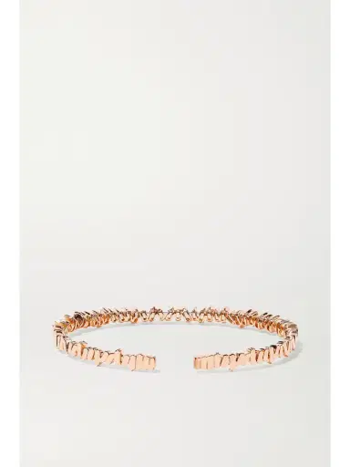Suzanne Kalan 18-karat Rose Gold Diamond Cuff | Thumbnail 3 Suzanne Kalan 18-karat Rose Gold Diamond Cuff | Thumbnail 3
