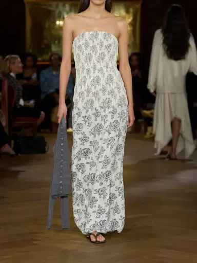 Kallmeyer Blanche Floral-brocade Gown - Cream | Thumbnail 5 Kallmeyer Blanche Floral-brocade Gown - Cream | Thumbnail 5