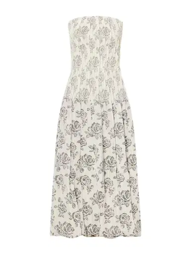 Kallmeyer Blanche Floral-brocade Gown - Cream | Thumbnail 1 Kallmeyer Blanche Floral-brocade Gown - Cream | Thumbnail 1