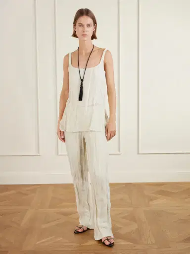 RÓHE Cotton-blend Tank Top - Cream | Thumbnail 2 RÓHE Cotton-blend Tank Top - Cream | Thumbnail 2